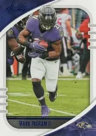 2020 Panini Absolute - Blue #86 - Mark Ingram II - Baltimore Ravens