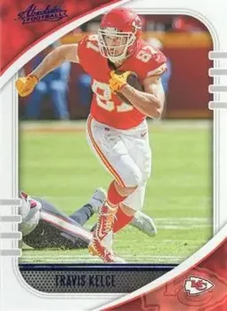 2020 Panini Absolute - Blue #98 - Travis Kelce - Kansas City Chiefs