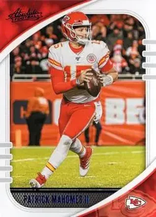 2020 Panini Absolute - Blue #99 - Patrick Mahomes II - Kansas City Chiefs