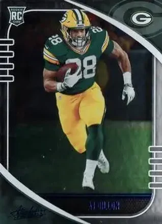 2020 Panini Absolute - Blue #103 - AJ Dillon - Green Bay Packers