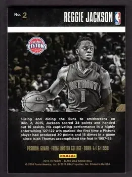 Back of Reggie Jackson