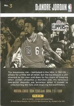 Back of DeAndre Jordan