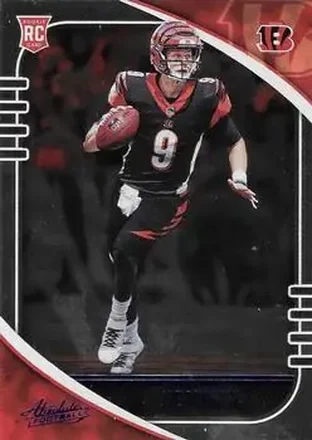 2020 Panini Absolute - Blue #158 - Joe Burrow - Cincinnati Bengals