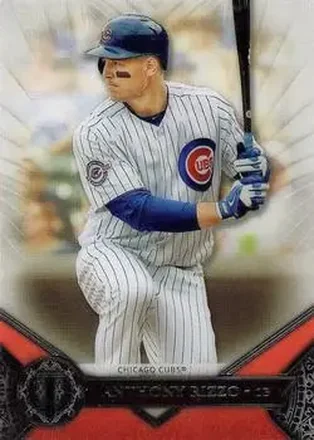 2017 Topps Tribute #27 - Anthony Rizzo - Chicago Cubs