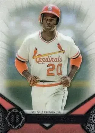 2017 Topps Tribute #29 - Lou Brock - St. Louis Cardinals