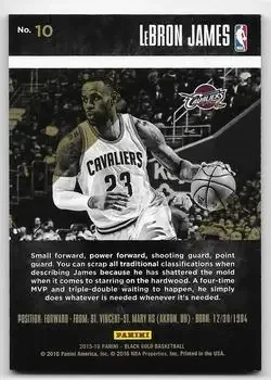 Back of LeBron James