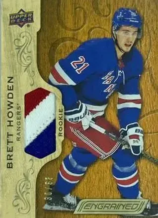2018-19 Upper Deck Engrained - Premium Memorabilia #59 - Brett Howden - New York Rangers
