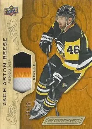 2018-19 Upper Deck Engrained - Premium Memorabilia #62 - Zach Aston-Reese - Pittsburgh Penguins