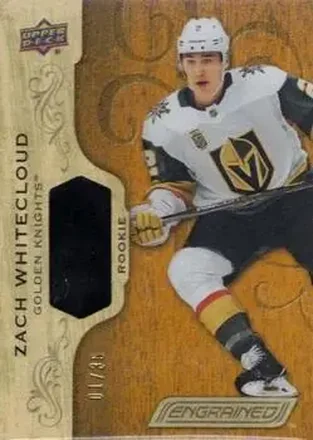 2018-19 Upper Deck Engrained - Premium Memorabilia #71 - Zach Whitecloud - Vegas Golden Knights