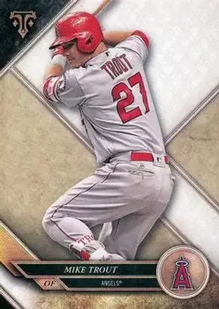 2017 Topps Triple Threads #4 - Mike Trout - Los Angeles Angels