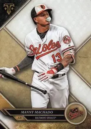 2017 Topps Triple Threads #6 - Manny Machado - Baltimore Orioles