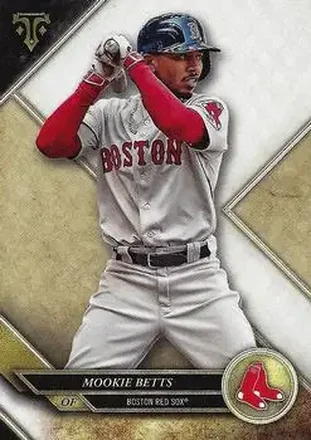 2017 Topps Triple Threads #7 - Mookie Betts - Boston Red Sox