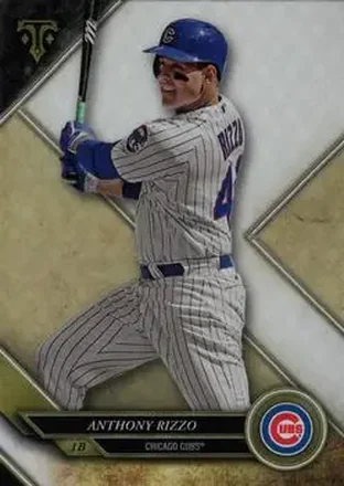 2017 Topps Triple Threads #8 - Anthony Rizzo - Chicago Cubs