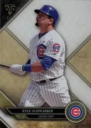 2017 Topps Triple Threads #9 - Kyle Schwarber - Chicago Cubs