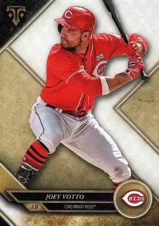 2017 Topps Triple Threads #10 - Joey Votto - Cincinnati Reds