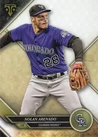 2017 Topps Triple Threads #11 - Nolan Arenado - Colorado Rockies