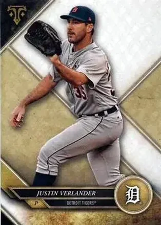 2017 Topps Triple Threads #13 - Justin Verlander - Detroit Tigers