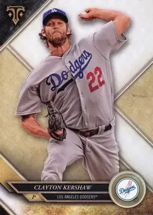 2017 Topps Triple Threads #16 - Clayton Kershaw - Los Angeles Dodgers
