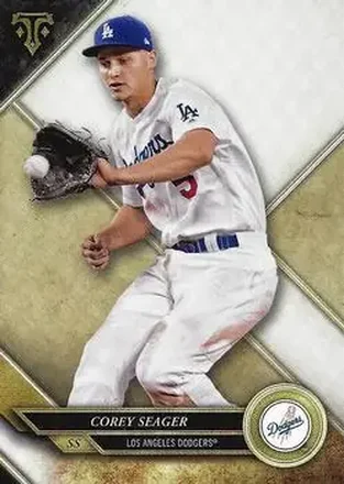 2017 Topps Triple Threads #17 - Corey Seager - Los Angeles Dodgers