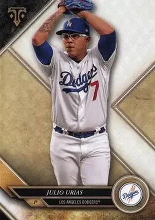2017 Topps Triple Threads #18 - Julio Urias - Los Angeles Dodgers