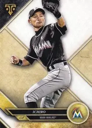 2017 Topps Triple Threads #20 - Ichiro - Miami Marlins