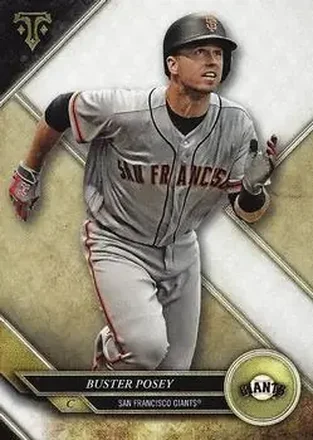 2017 Topps Triple Threads #24 - Buster Posey - San Francisco Giants