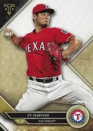 2017 Topps Triple Threads #28 - Yu Darvish - Texas Rangers