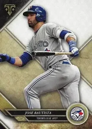 2017 Topps Triple Threads #30 - Jose Bautista - Toronto Blue Jays