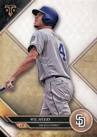 2017 Topps Triple Threads #38 - Wil Myers - San Diego Padres