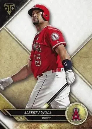 2017 Topps Triple Threads #39 - Albert Pujols - Los Angeles Angels