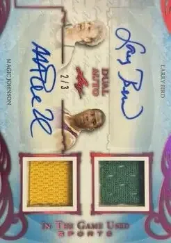 2019 Leaf In the Game Used feature card