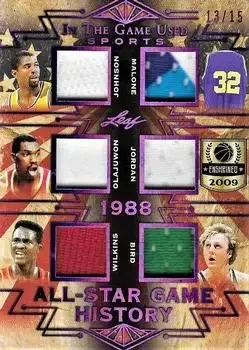 2019 Leaf In the Game Used feature card