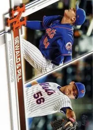 2017 Topps Update #US3 - Sewald & Pill - New York Mets