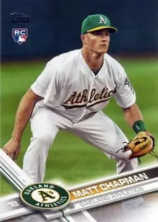 2017 Topps Update #US4 - Matt Chapman - Oakland Athletics
