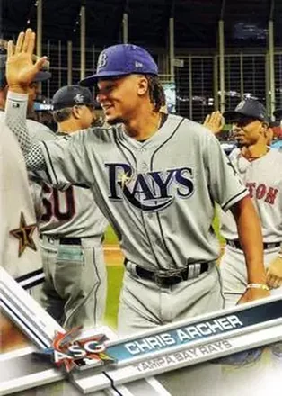 2017 Topps Update #US17 - Chris Archer - Tampa Bay Rays