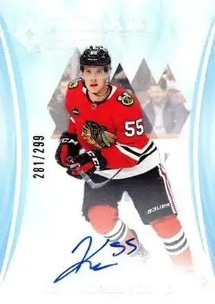 2023-24 Upper Deck Ultimate Collection #132 - Kevin Korchinski - Chicago Blackhawks