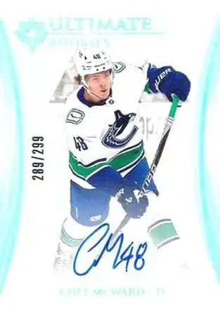 2023-24 Upper Deck Ultimate Collection #167 - Cole McWard - Vancouver Canucks
