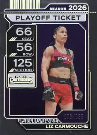2026 Panini Contenders PFL - Playoff Ticket #56 - Liz Carmouche