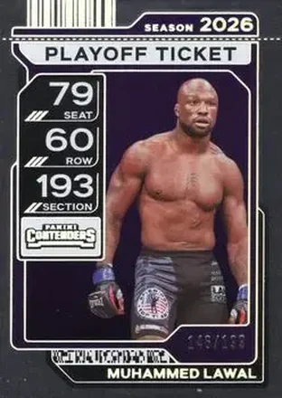 2026 Panini Contenders PFL - Playoff Ticket #73 - Muhammed Lawal