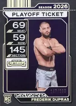 2026 Panini Contenders PFL feature card