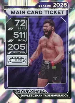 2026 Panini Contenders PFL feature card