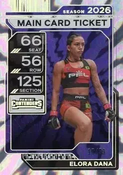 2026 Panini Contenders PFL feature card
