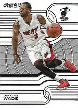 2015-16 Panini Clear Vision #9 Dwyane Wade