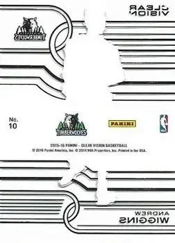 Back of Andrew Wiggins