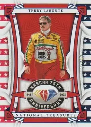 2023 Panini National Treasures - Stars and Stripes #49 - Terry Labonte - Hendrick Motorsports