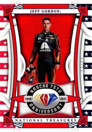 2023 Panini National Treasures - Stars and Stripes #51 - Jeff Gordon - Hendrick Motorsports
