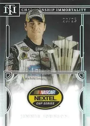 2023 Panini National Treasures - Championship Immortality #CI4 - Jimmie Johnson - Hendrick Motorsports
