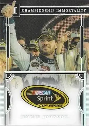 2023 Panini National Treasures - Championship Immortality #CI20 - Jimmie Johnson - Hendrick Motorsports