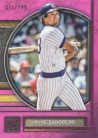 2025 Topps Museum Collection - Pink Sapphire #15 - Ryne Sandberg - Chicago Cubs