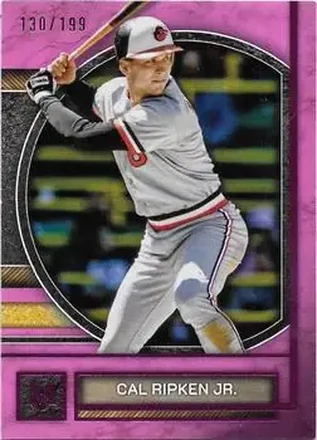 2025 Topps Museum Collection - Pink Sapphire #40 - Cal Ripken - Baltimore Orioles
